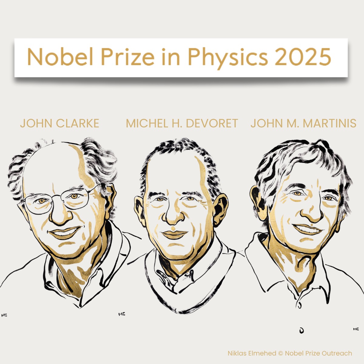 Giải Nobel Vật lý năm 2025 đã được công bố Ba nhà khoa học đoạt giải Nobel Vật lý 2025